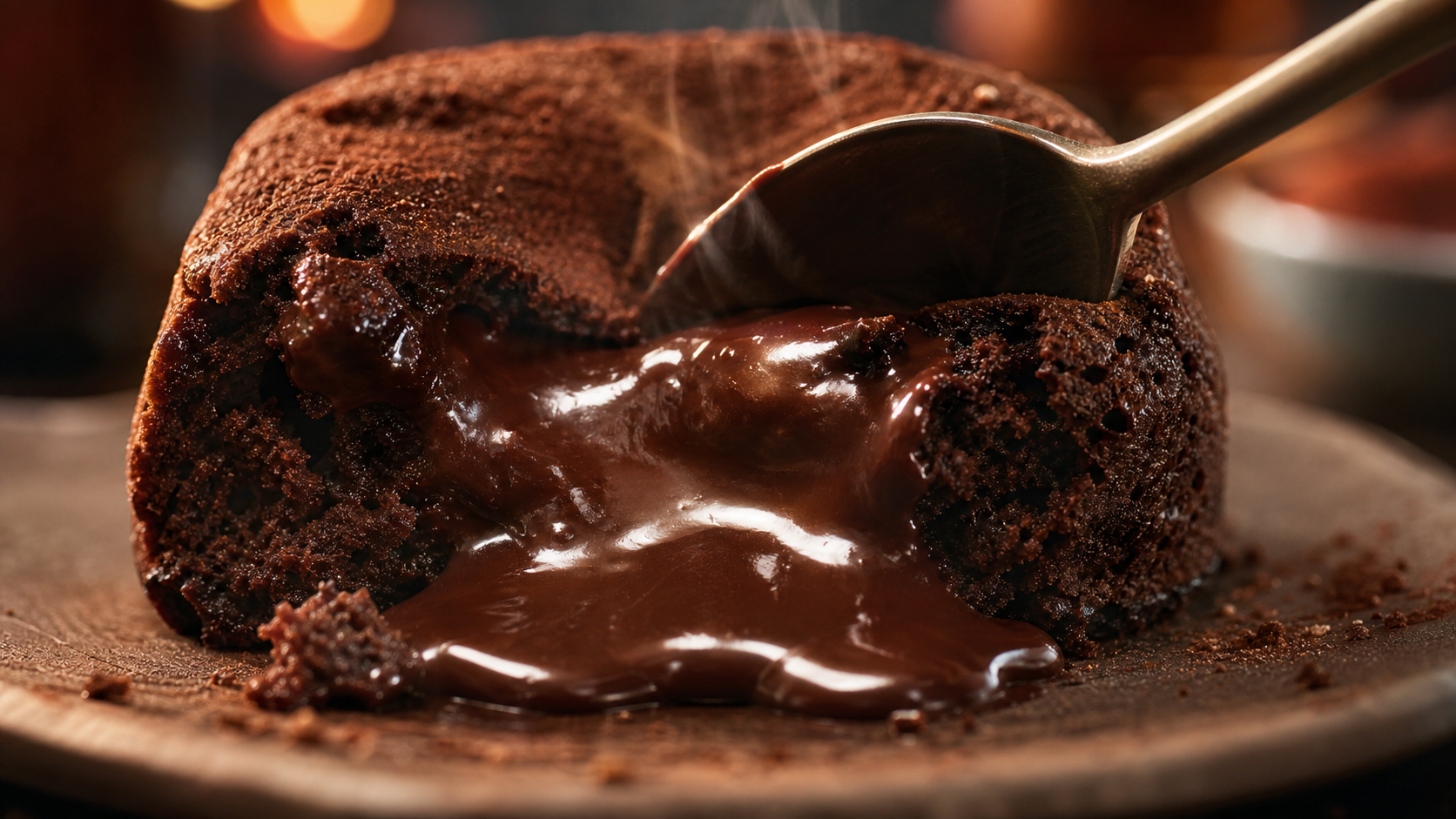 AI video preview of a molten chocolate dessert for a Seedance image-to-video prompt